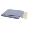 Italian Herringbone Throw - Chambray