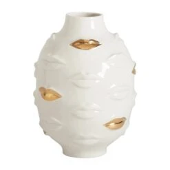 Jonathan Adler Muse Gilded Gala Round Vase