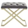 Tom Dixon Kylie Bench Grey And Gold -Home Furnishings Store kylie bench grey and gold 610643
