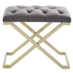 Tom Dixon Kylie Bench Grey And Gold