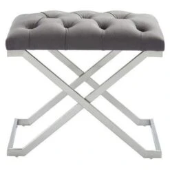 Tom Dixon Kylie Bench Grey And Silver