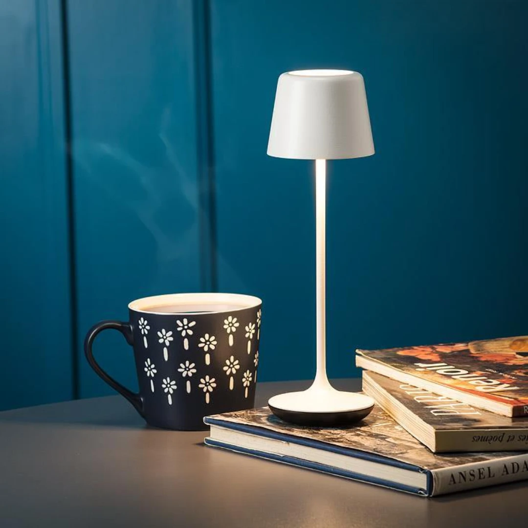 Bell Shape White Lamp 4 Bell Shape White Lamp - Image 2