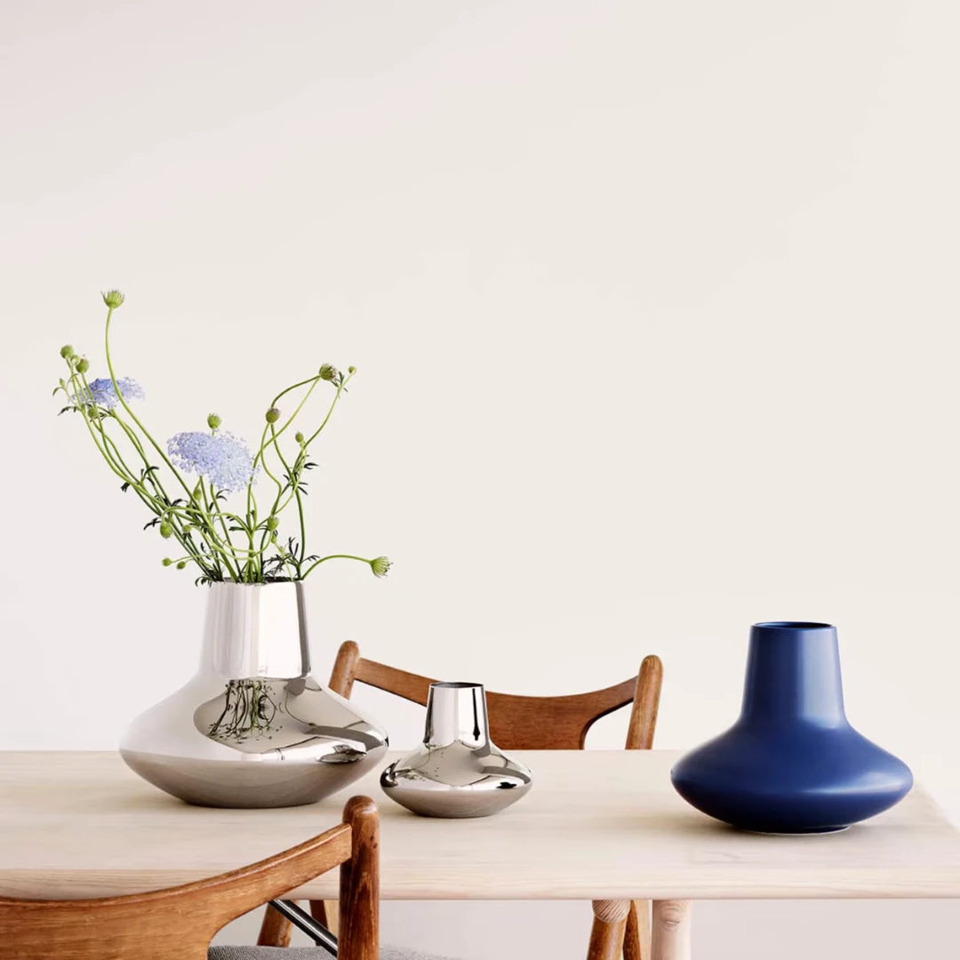 Georg Jensen Medium Henning Koppel Vase 4 Georg Jensen Medium Henning Koppel Vase - Image 2