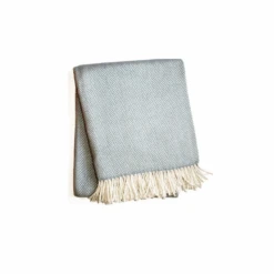 Skyline Chevron Light Blue Throw