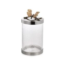 Michael Aram Butterfly Ginkgo Medium Canister -Home Furnishings Store michael aram butterfly ginkgo canister medium 437259