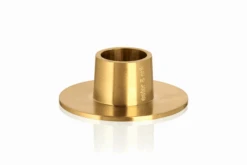 Tom Dixon Matte Gold Taper Holder Set Of Two