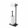 Kapi Black Toilet Paper Holder 2 Kapi Black Toilet Paper Holder -Home Furnishings Store s03173