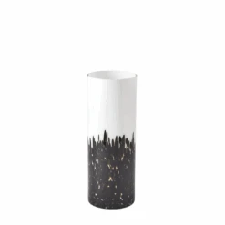 Small Black Confetti Vase
