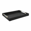 Small Shagreen Black Tray