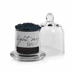 Navy Tip Matches With Dome