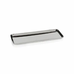 Parker Rectangular Large Nickel Tray