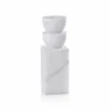 Marble Stacked Candle Holder -Home Furnishings Store s06180