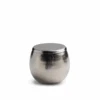 Tom Dixon Silver Brass Cotton Jar -Home Furnishings Store s06636