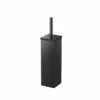 Square Matte Black Toilet Brush Holder -Home Furnishings Store s06770