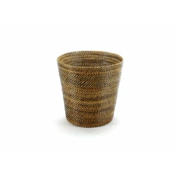 Rattan Wastebasket