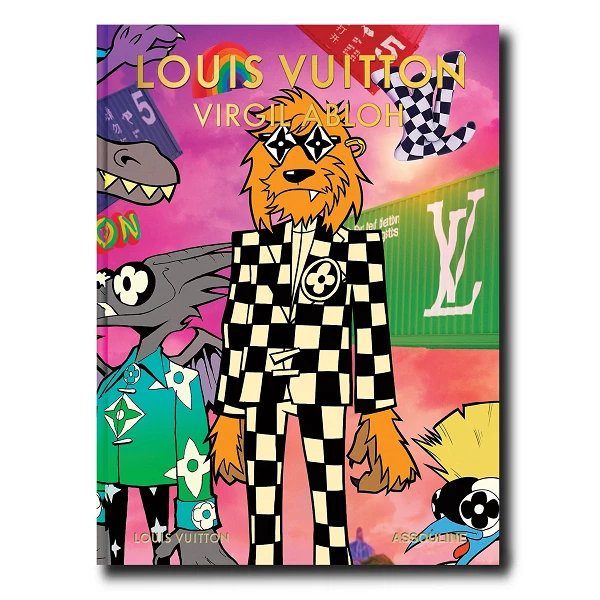 Assouline Louis Vuitton: Virgil Abloh Cartoon Cover Book 3 Assouline Louis Vuitton: Virgil Abloh Cartoon Cover Book