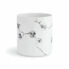 Michael Aram Black Orchid Porcelain Waste Basket