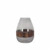 Clear Wood Band Vase -Home Furnishings Store s28780