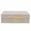 Small Ivory Shagreen Box -Home Furnishings Store s28799