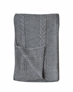 Tom Dixon Light Grey Carthew Throw