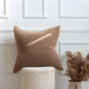 Brown Boucle Pillow -Home Furnishings Store s33004