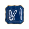 Hunt Slonem Blue Bunny Portrait Trinket Tray 2 Hunt Slonem Blue Bunny Portrait Trinket Tray -Home Furnishings Store s41121