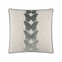 Sterling Butterflies Square Pillow