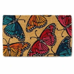 Abbott Multicolor Butterflies Doormat