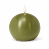 Abbott Green Flameless LED 4" Ball Candle -Home Furnishings Store s50274