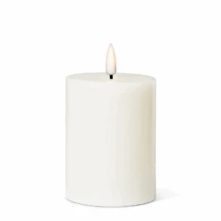 Abbott Sand Flameless LED 3x4 Pillar Candle