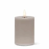 Abbott Grey Flameless LED 3x4 Pillar Candle -Home Furnishings Store s50340