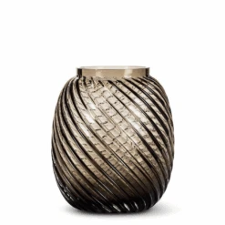 Abbott Small Grey Barrel Vase