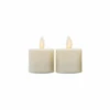 Abbott Ivory LightLi Tealights - Set Of 2 -Home Furnishings Store s50592