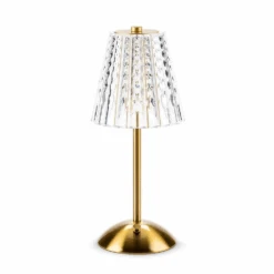 Abbott Gold Crystal Shade Lamp