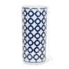 Abbott Lattice Patterned Blue Umbrella Stand -Home Furnishings Store s50702