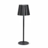 Abbott Fluted LED Black Table Lamp -Home Furnishings Store s50705