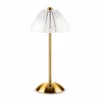 Abbott Gold White Table Lamp -Home Furnishings Store s50707
