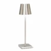 Abbott Classic Shade LED Silver Table Light 2 Abbott Classic Shade LED Silver Table Light -Home Furnishings Store s50905