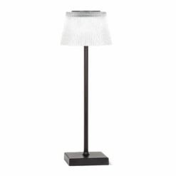 Abbott Frost Fluted Shade Table Lamp