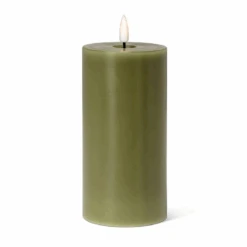 Abbott Green Flameless LED 3x6 Pillar Candle