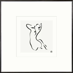 Tom Dixon Black Ink Femme Print I