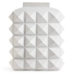 Jonathan Adler White Charade Studded Vase
