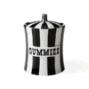Jonathan Adler Black & White Gummies Canister 2 Jonathan Adler Black & White Gummies Canister -Home Furnishings Store s79652