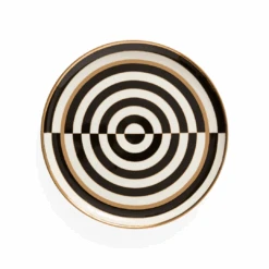 Jonathan Adler Op Art Round Serving Tray