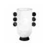 Jonathan Adler Como Black & White Disc Urn -Home Furnishings Store s79810