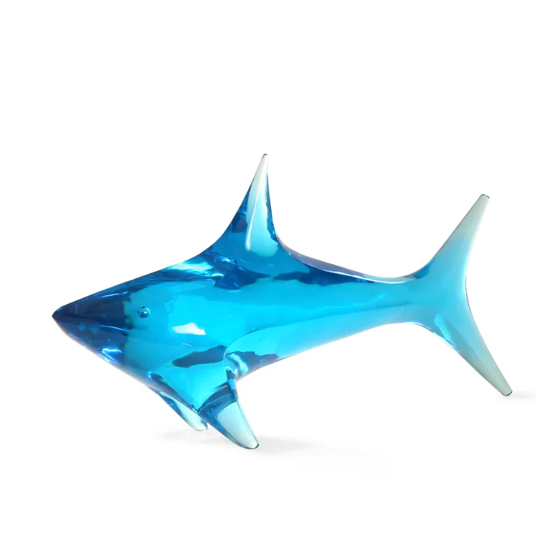Jonathan Adler Acrylic Shark Sculpture 3 Jonathan Adler Acrylic Shark Sculpture