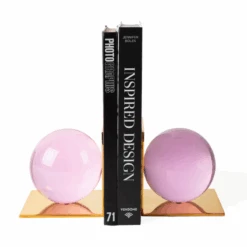 Jonathan Adler Pink Globo Bookend Set