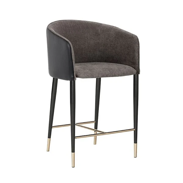 Shera Grey Barstool 3 Shera Grey Barstool