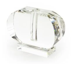 Tom Dixon Crystal Horizontal Oval Bud Vase