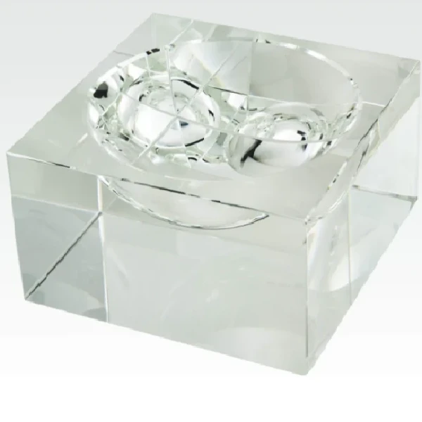 Crystal Centerpiece Bowl - Large 3 Crystal Centerpiece Bowl - Large